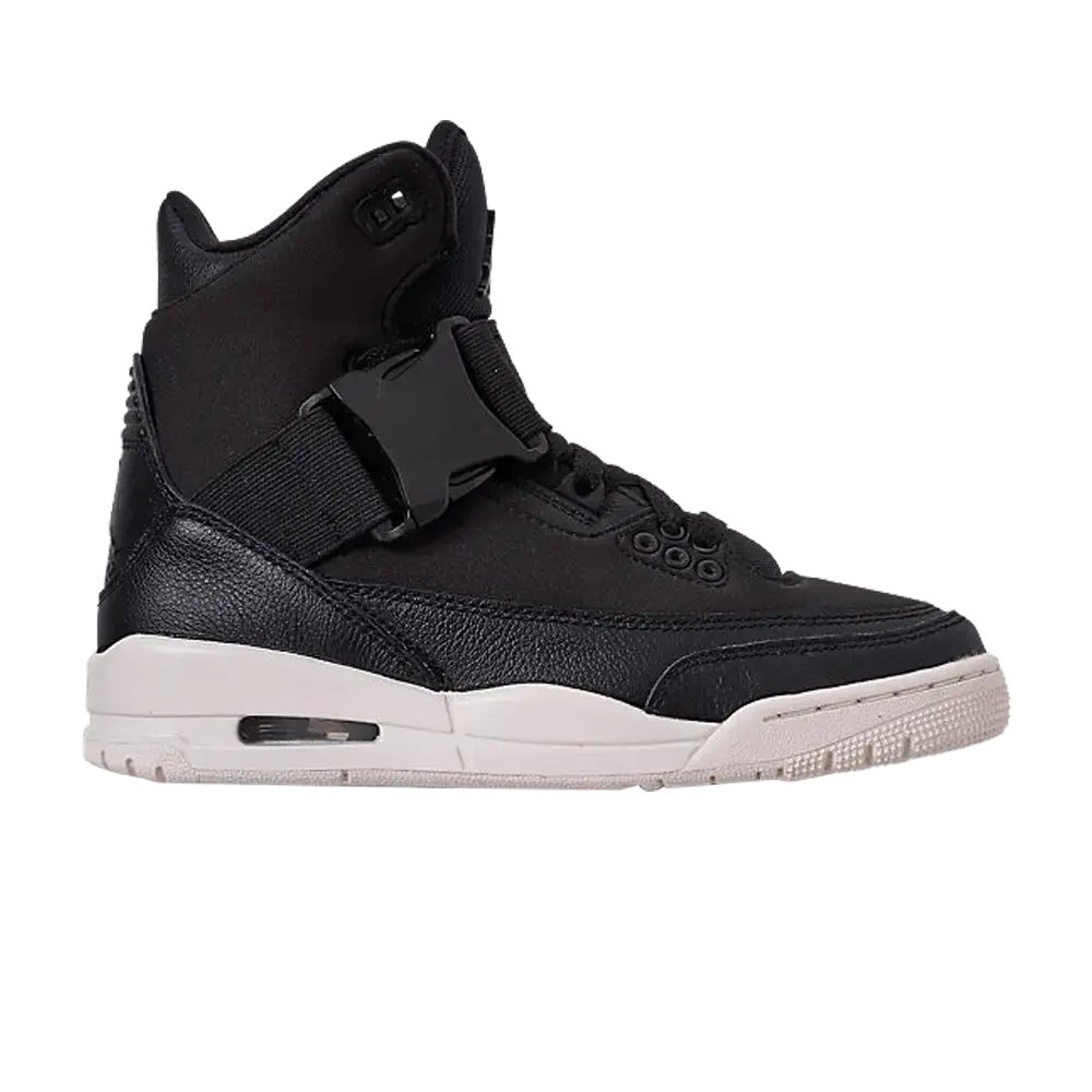 Jordan 3 Retro Explorer XX Black Sail (Women's) sneaker 1 - stylecode BQ0006-001