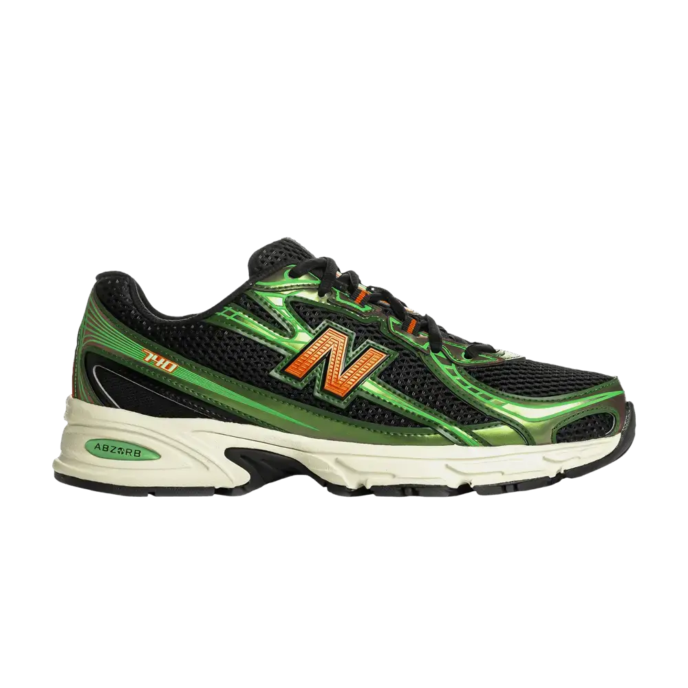 New Balance 740 Shoe Palace Green Black sneaker 1 - stylecode U7402QH