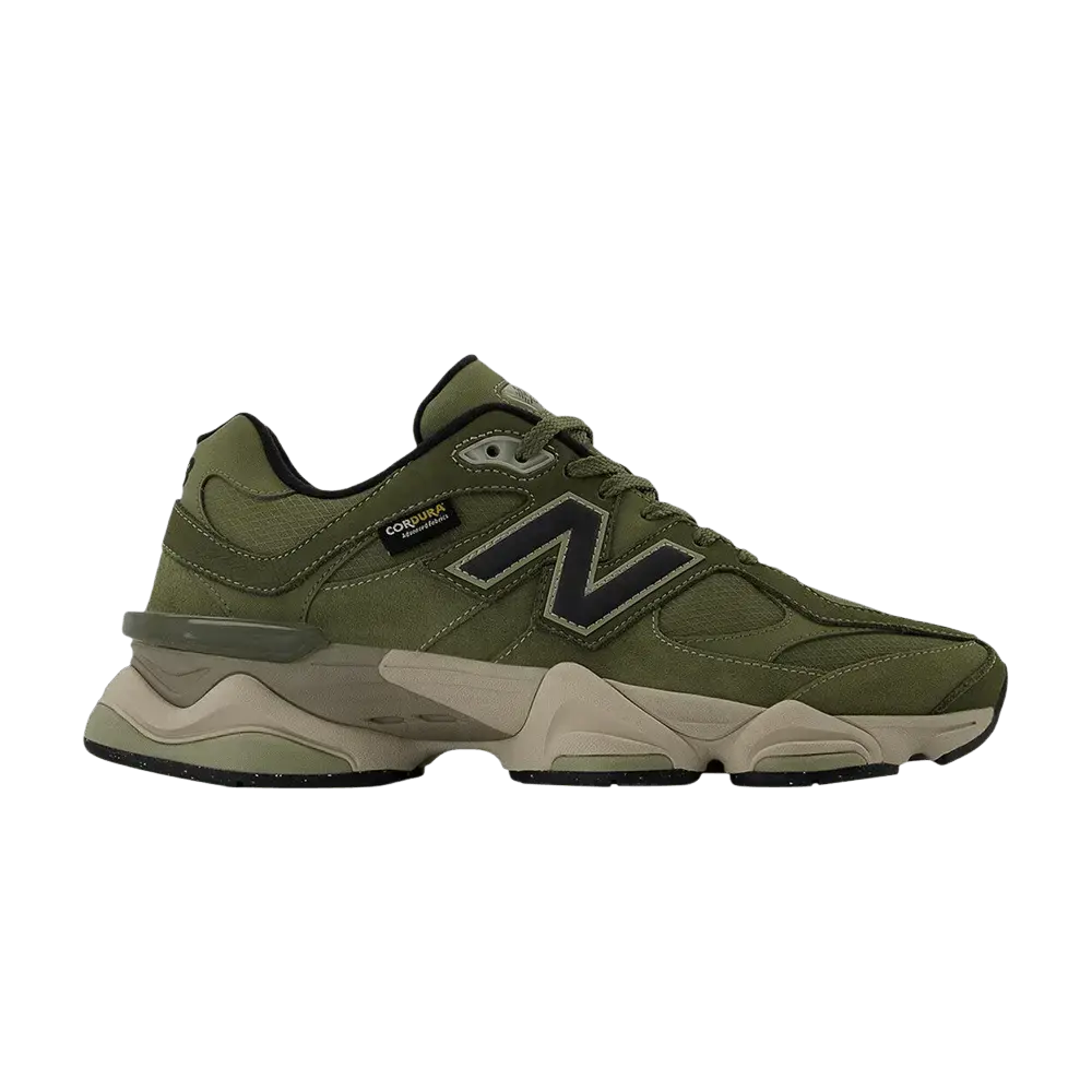 New Balance 9060 Dark Olivine Cordura sneaker 1 - stylecode U9060ORC