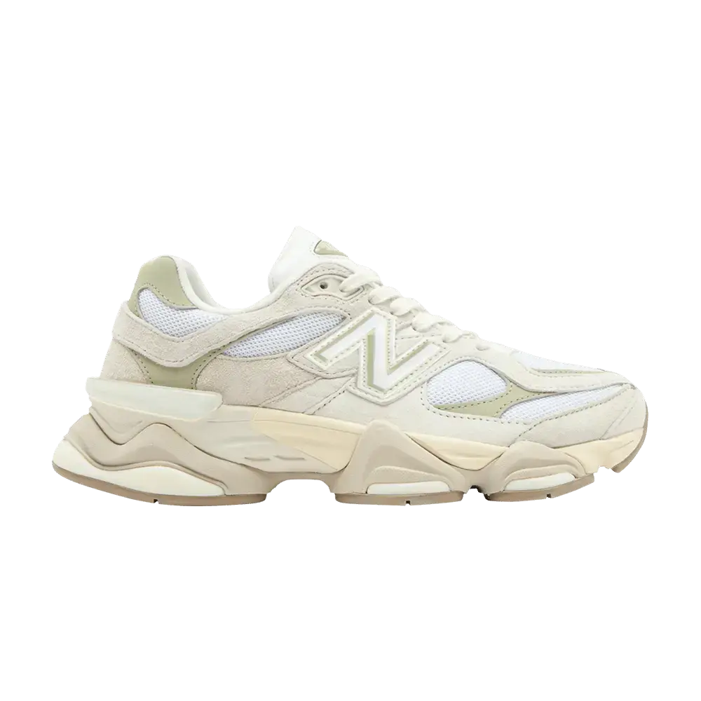 New Balance 9060 Off White Olive sneaker 1 - stylecode U9060GB