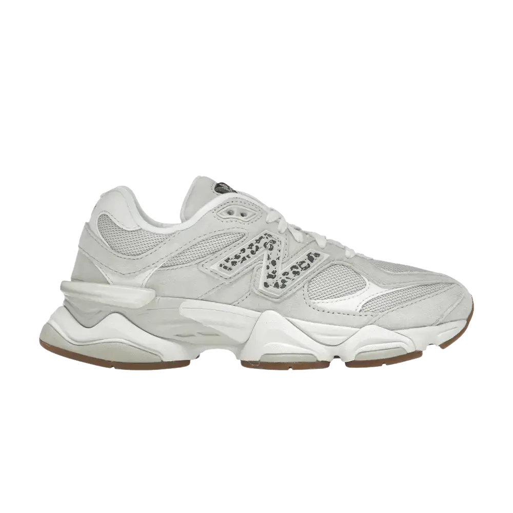 New Balance 9060 Sea Salt Leopard Print sneaker 1 - stylecode U9060ASP