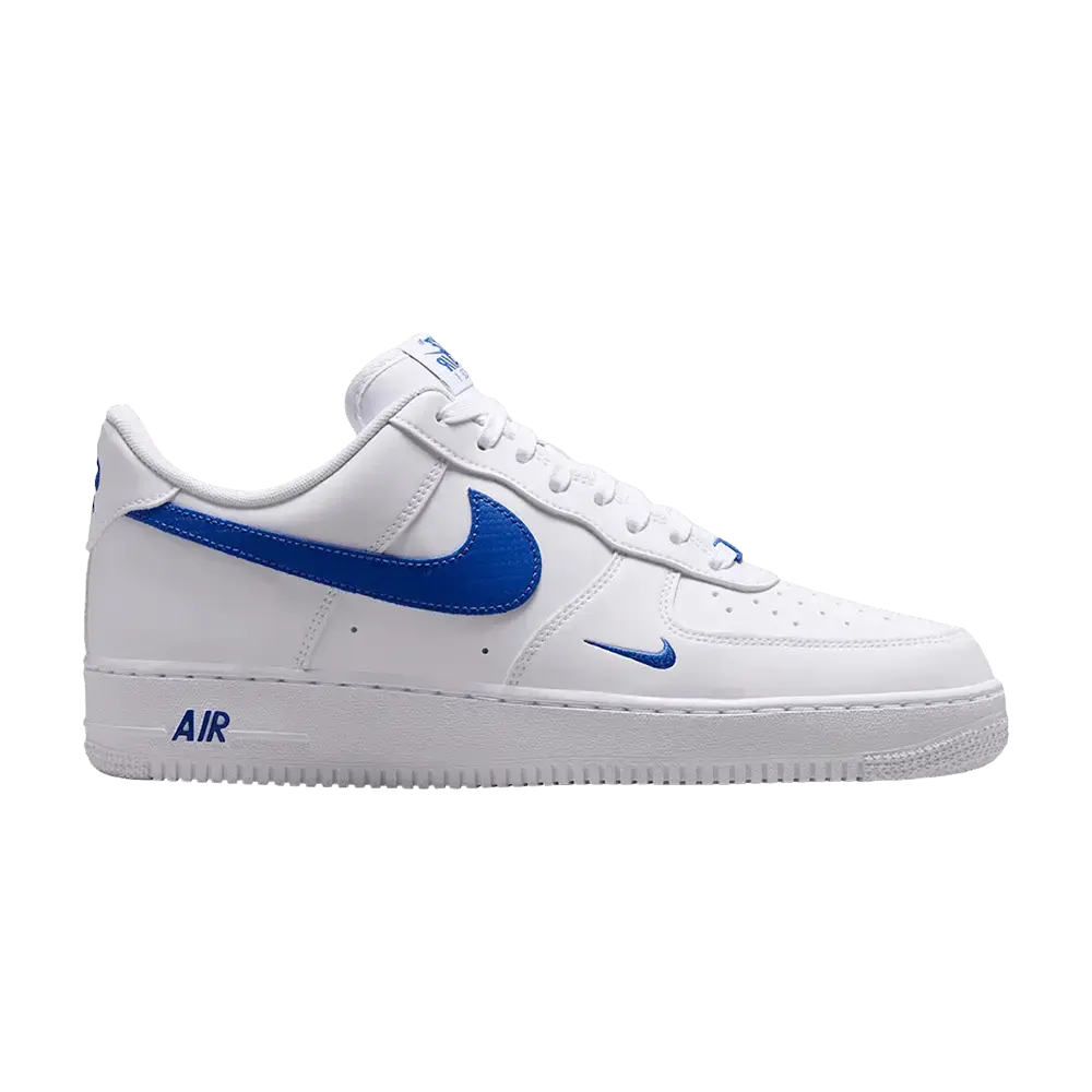 Nike Air Force 1 Low '07 Carbon Fiber Swoosh White Game Royal sneaker 1 - stylecode IV5732-100