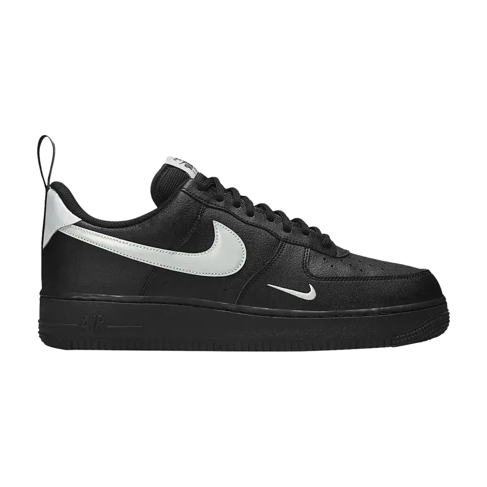 Nike Air Force 1 Low '07 LV8 Black Metallic Silver sneaker 1 - stylecode DX8967-001