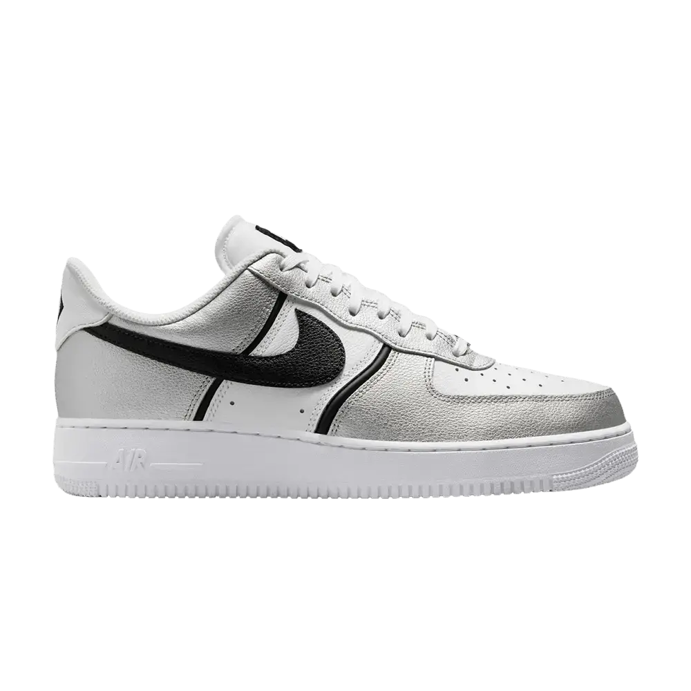 Nike Air Force 1 Low '07 LV8 Metallic Silver White Black sneaker 1 - stylecode IM5752-001