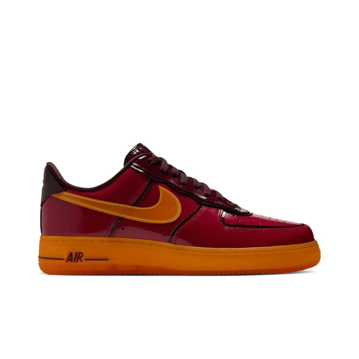 Nike Air Force 1 Low '07 Premium Patent Gym Red Bright Ceramic sneaker 1 - stylecode IX8058-687