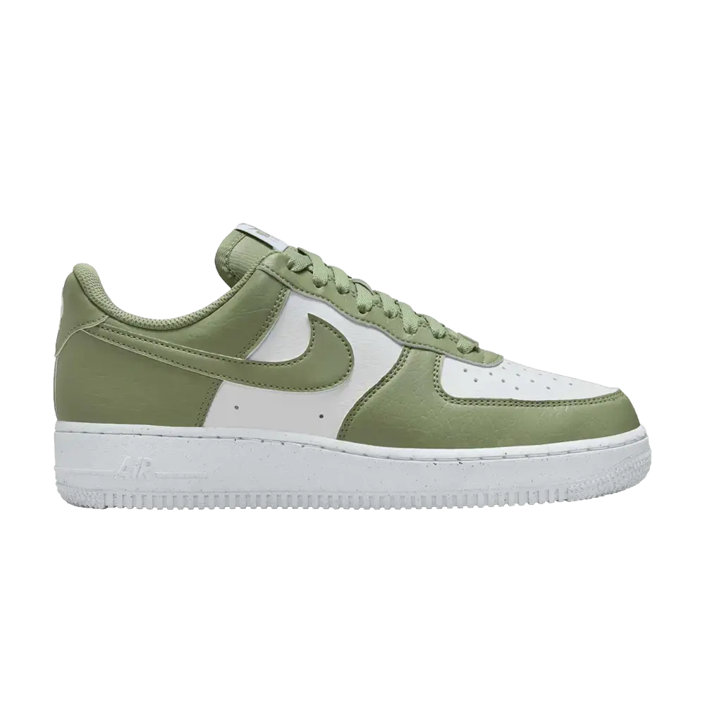 Nike Air Force 1 Low '07 SE Next Nature White Oil Green (Women's) sneaker 1 - stylecode DV3808-113