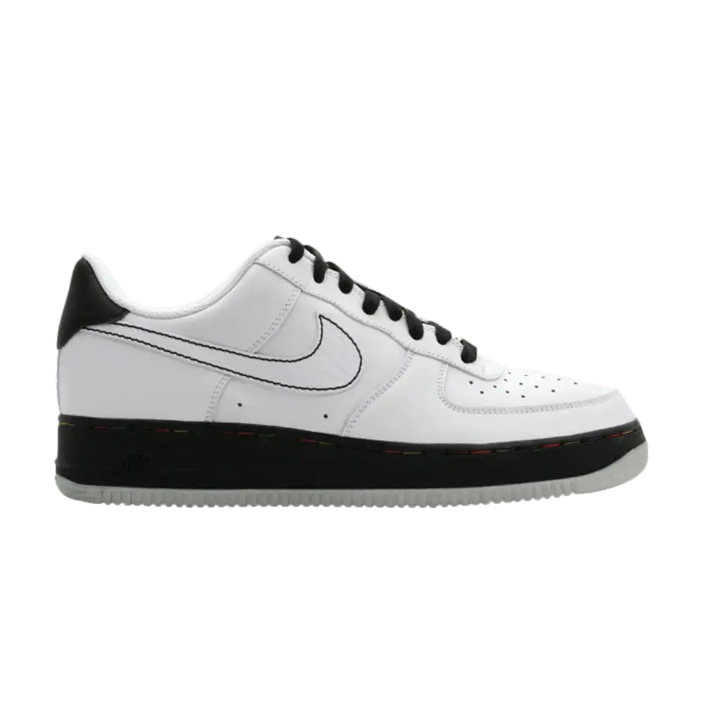 Nike Air Force 1 Low '07 White Black Metallic Silver sneaker 1 - stylecode 315122-112