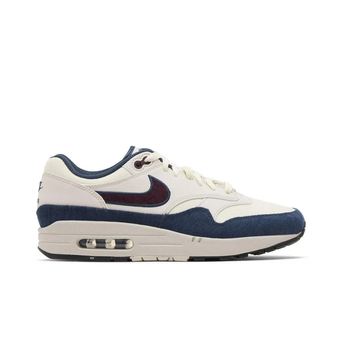Nike Air Max 1 Coconut Milk Burgundy Crush Navy sneaker 1 - stylecode FN6952-103