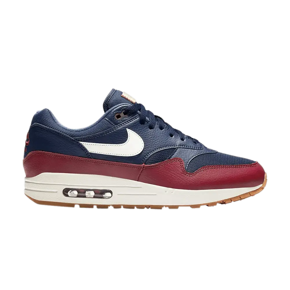 Nike Air Max 1 Navy Team Red sneaker 1 - stylecode AH8145-400