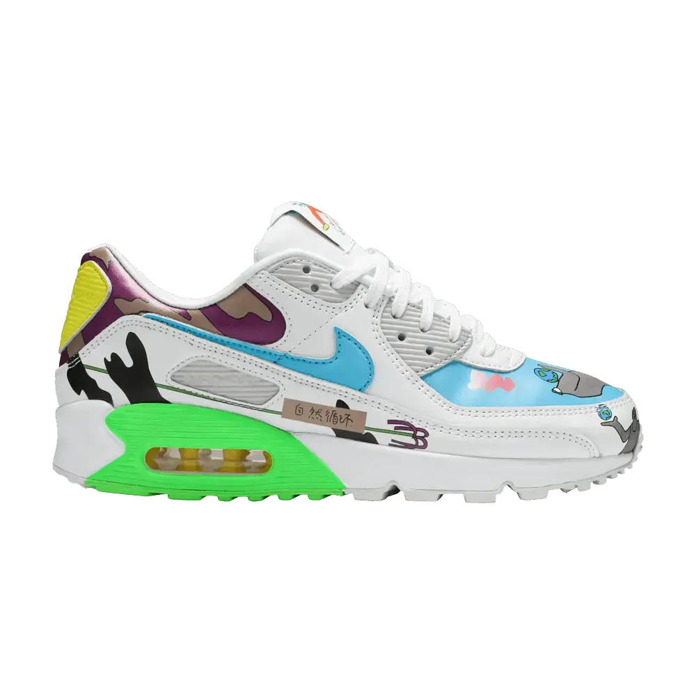 Nike Air Max 90 Flyleather Ruohan Wang sneaker 1 - stylecode CZ3992-900