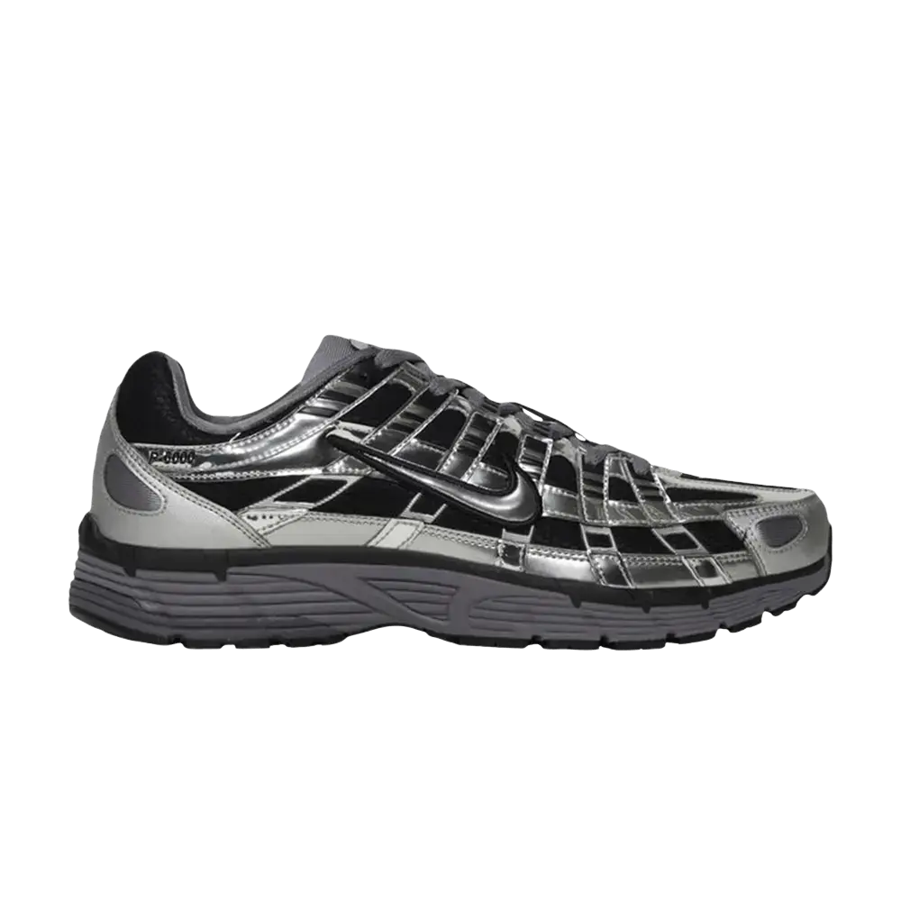 Nike P-6000 Black Pencil Point Metallic Silver sneaker 1 - stylecode CN0149-002