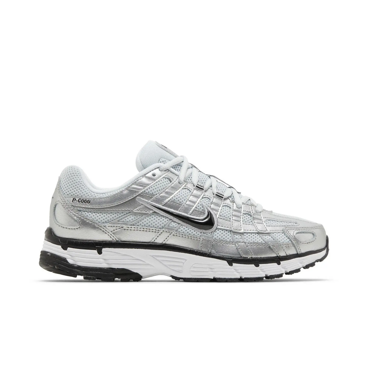 Nike P-6000 Metallic Silver Pure Platinum (Women's) sneaker 1 - stylecode FD9876-101
