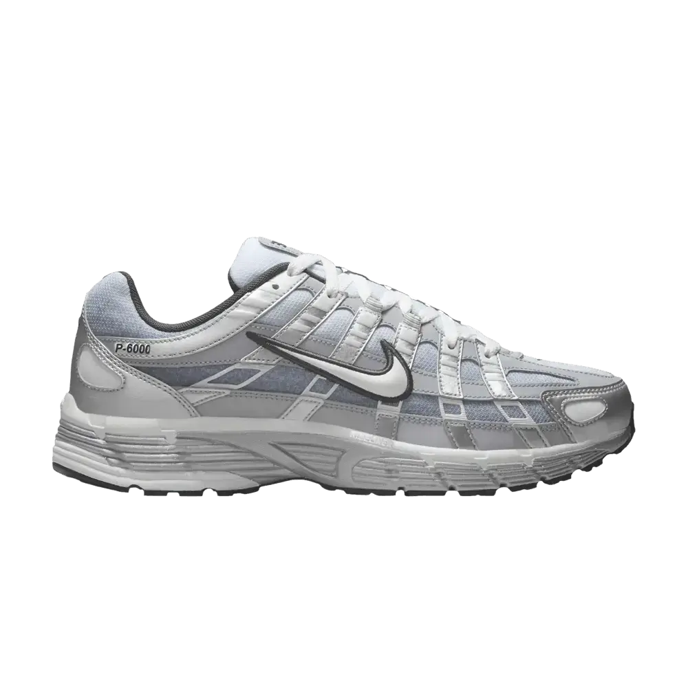 Nike P-6000 Metallic Silver Summit White-Wolf Grey sneaker 1 - stylecode IH4465-095