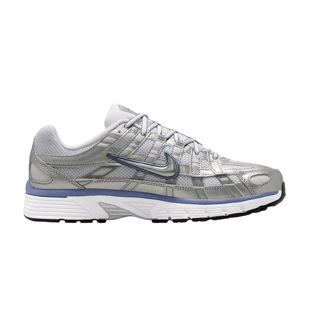 Nike P-6000 Metallic Silver World Indigo (Women's) sneaker 1 - stylecode BV1021-014