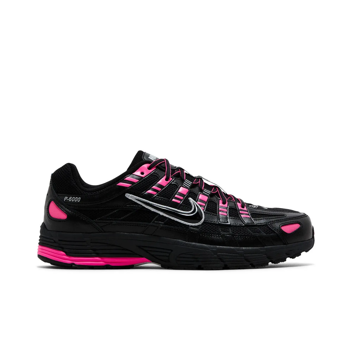 Nike P-6000 Pink Blast Metallic Silver Black sneaker 1 - stylecode CD6404-600