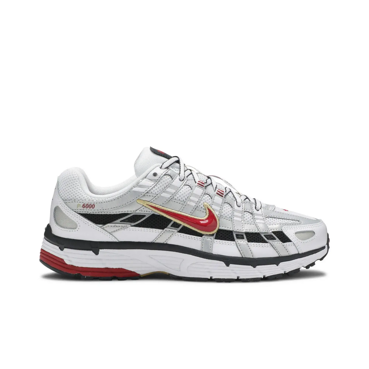 Nike P-6000 White Gold Red (Women's) sneaker 1 - stylecode BV1021-101