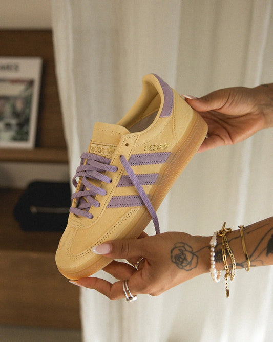 Adidas Handball Spezial Orange Tint Powder Plum Gum (Women's) - HYP3