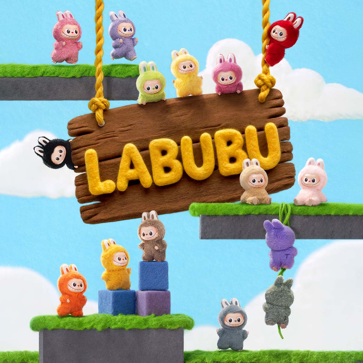 Pop Mart Labubu The Monsters - Pin for Love Series Letter Pendant (N - Z) Blind Box - HYP3