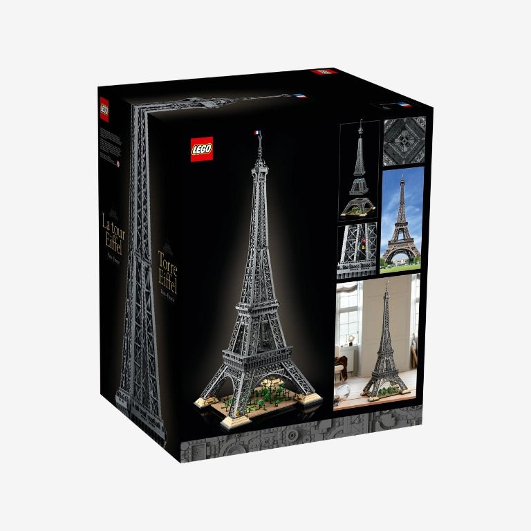 LEGO Icons Eiffeltoren 10307 – achterkant van het bouwbare schaalmodel
