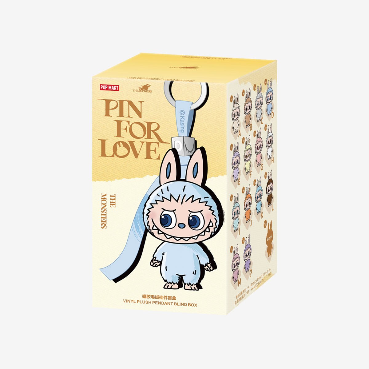 Pop Mart Labubu The Monsters - Pin for Love Series Letter Pendant (A - M) Blind Box - HYP3