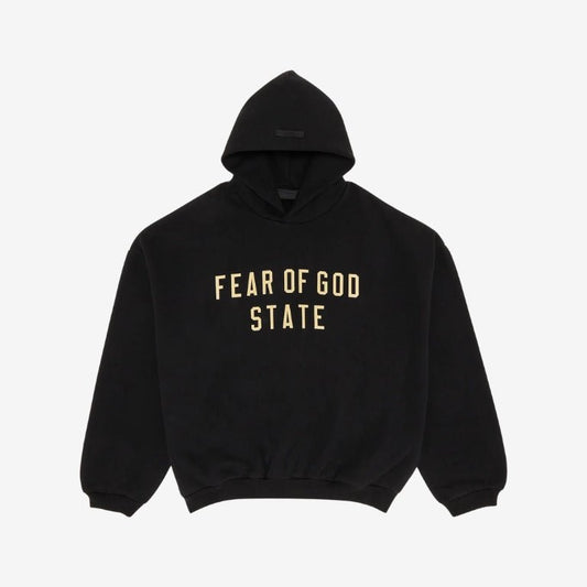 Fear of God Essentials Fleece Hoodie 'Black' - HYP3 - Fear of God Essentials