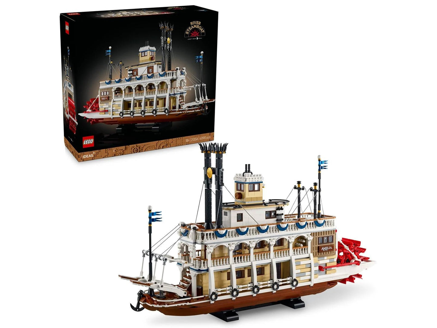 LEGO Ideas 21356 Stoomboot - HYP3 - 5702017829234 - LEGO