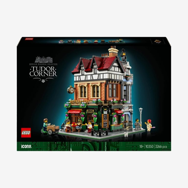 LEGO Icons 10350 Hoekpand in tudorstijl bouwset voor volwassenen
