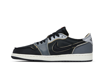 Jordan 1 Low OG EX Black Smoke Grey sneaker afbeelding 3 - stylecode DV0982-006