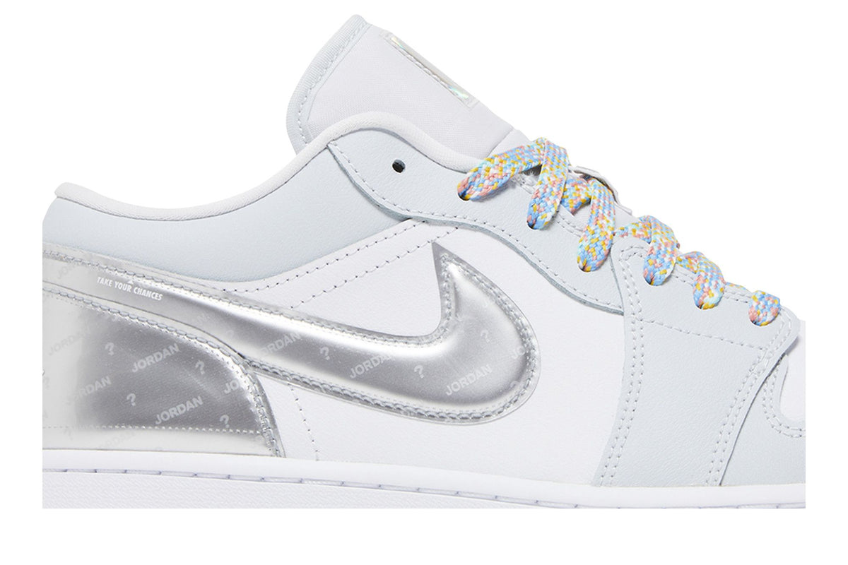 Jordan 1 Low SE Tear Away Silver sneaker afbeelding 2 - stylecode DX6070-101
