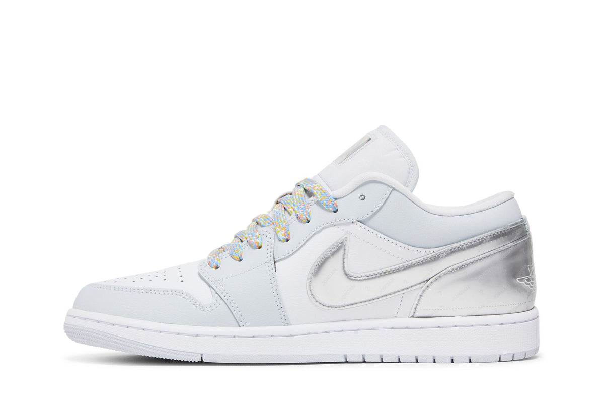 Jordan 1 Low SE Tear Away Silver sneaker afbeelding 3 - stylecode DX6070-101