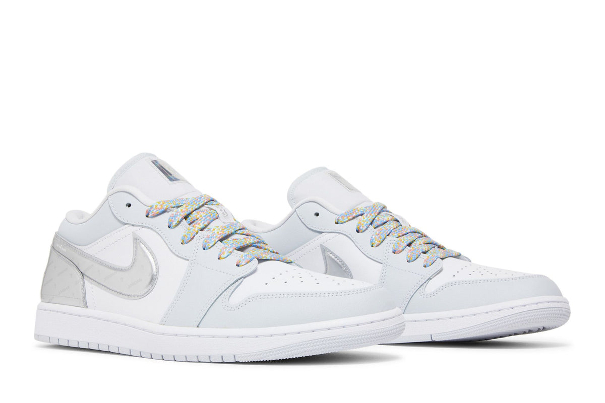 Jordan 1 Low SE Tear Away Silver sneaker afbeelding 8 - stylecode DX6070-101