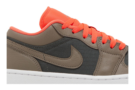 Jordan 1 Low SE Newsprint Olive Grey (Women's) sneaker afbeelding 2 - stylecode DQ6076-002