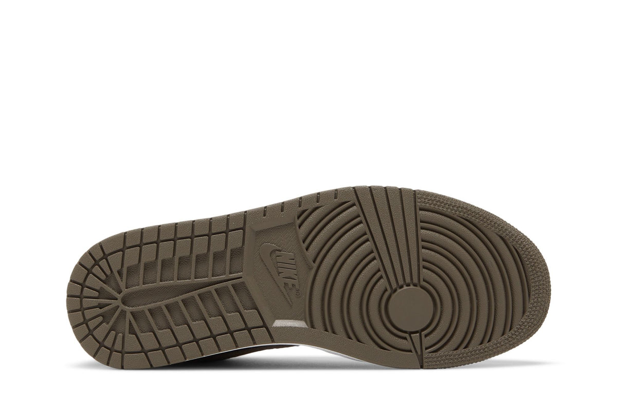 Jordan 1 Low SE Newsprint Olive Grey (Women's) sneaker afbeelding 4 - stylecode DQ6076-002