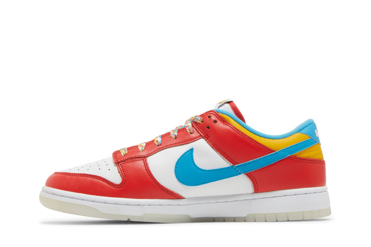 Nike Dunk Low QS LeBron James Fruity Pebbles sneaker afbeelding 3 - stylecode DH8009-600