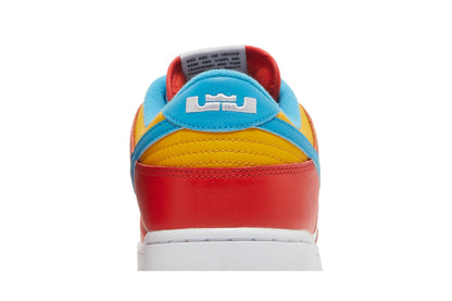Nike Dunk Low QS LeBron James Fruity Pebbles sneaker afbeelding 7 - stylecode DH8009-600