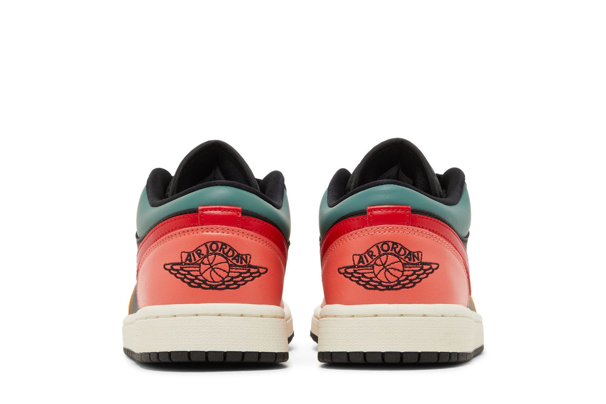 Air Jordan 1 Low SE Black Multi-Color (Women's) sneaker afbeelding 6 - stylecode DN3739-060