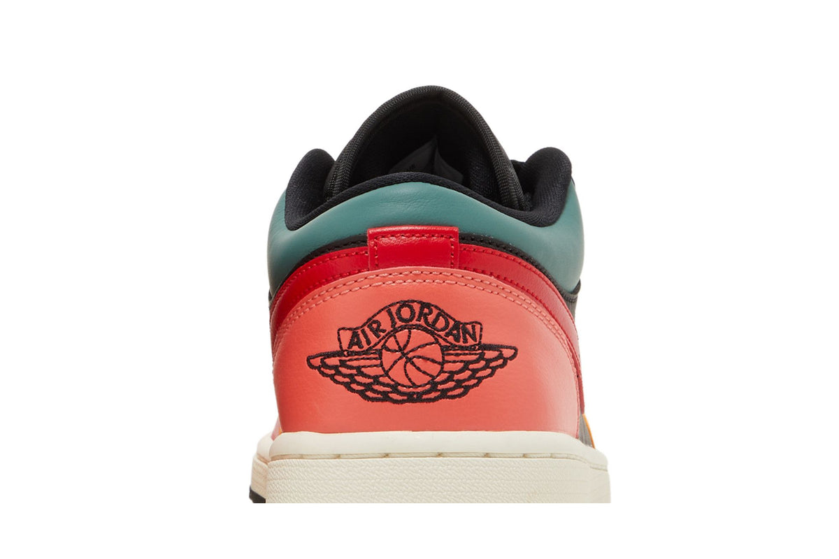 Air Jordan 1 Low SE Black Multi-Color (Women's) sneaker afbeelding 7 - stylecode DN3739-060