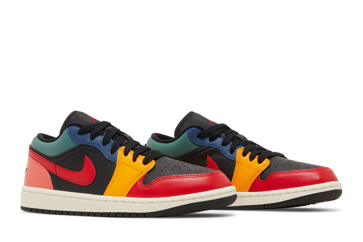 Air Jordan 1 Low SE Black Multi-Color (Women's) sneaker afbeelding 8 - stylecode DN3739-060