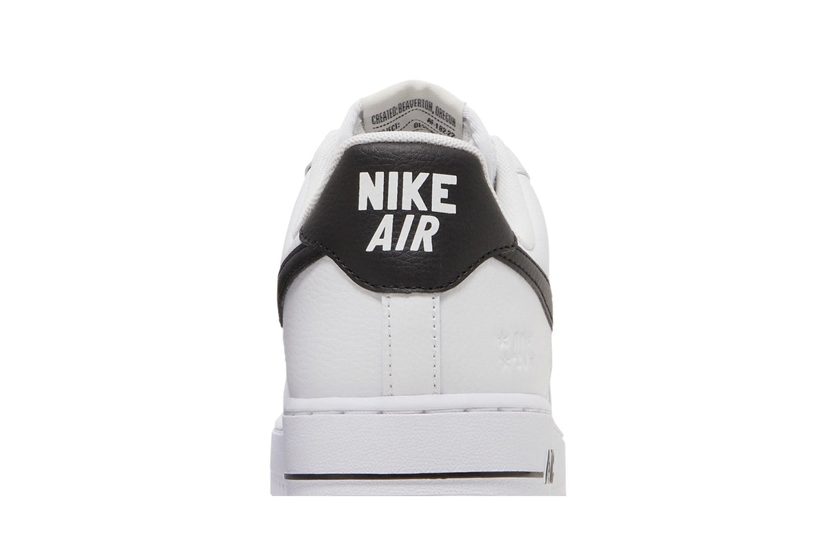 Nike Air Force 1 Low '07 LV8 40th Anniversary White Black sneaker afbeelding 7 - stylecode DQ7658-100