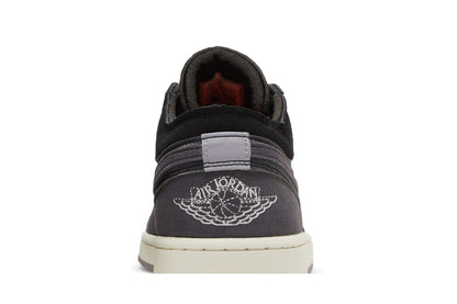 Jordan 1 Low Craft Inside Out Black sneaker afbeelding 7 - stylecode DN1635-001