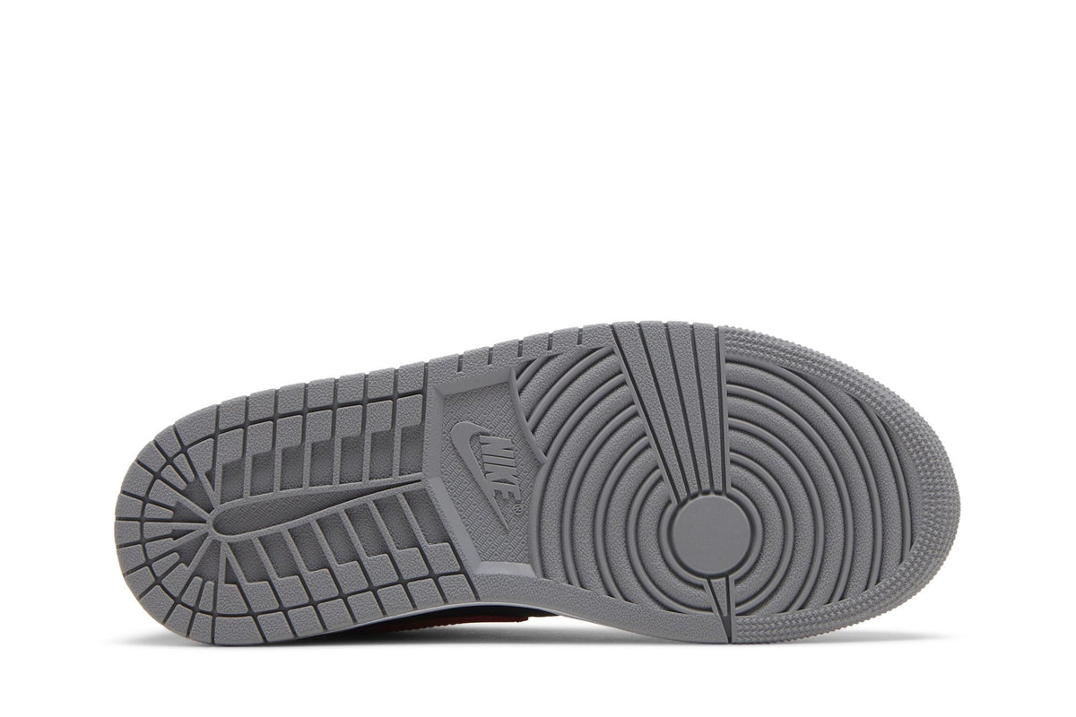 Jordan 1 Low SE Homage Split Gym Red Cement Grey (Women's) sneaker afbeelding 4 - stylecode DR0502-600
