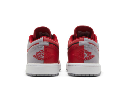 Jordan 1 Low SE Homage Split Gym Red Cement Grey (Women's) sneaker afbeelding 6 - stylecode DR0502-600