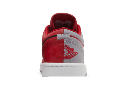 Jordan 1 Low SE Homage Split Gym Red Cement Grey (Women's) sneaker afbeelding 7 - stylecode DR0502-600