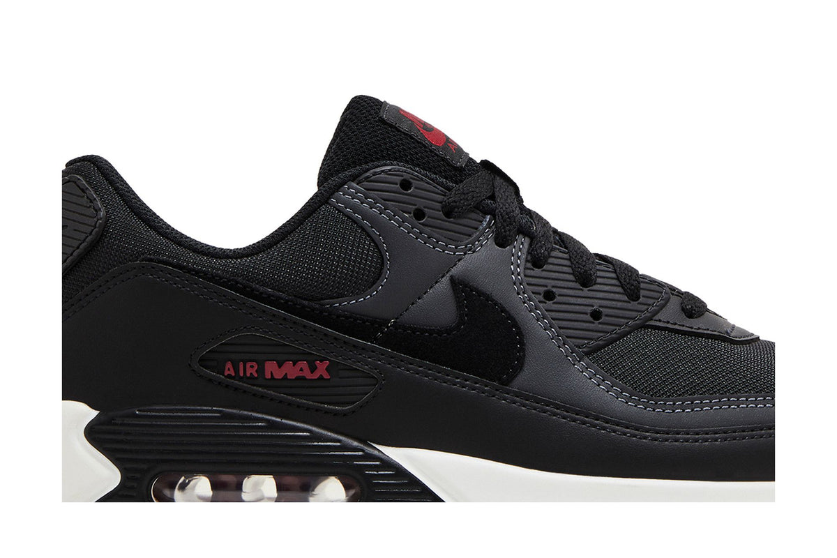 Nike Air Max 90 Anthracite Team Red sneaker afbeelding 2 - stylecode DQ4071-001