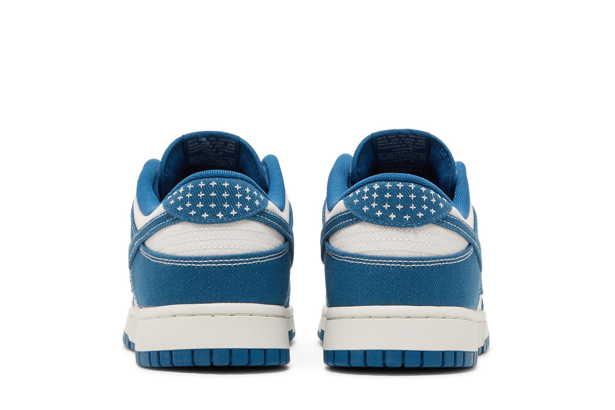 Nike Dunk Low Industrial Blue Sashiko sneaker afbeelding 6 - stylecode DV0834-101