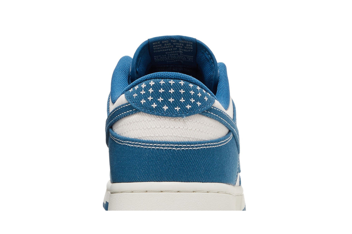 Nike Dunk Low Industrial Blue Sashiko sneaker afbeelding 7 - stylecode DV0834-101
