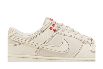 Nike Dunk Low Light Orewood Brown Sashiko sneaker afbeelding 2 - stylecode DV0834-100