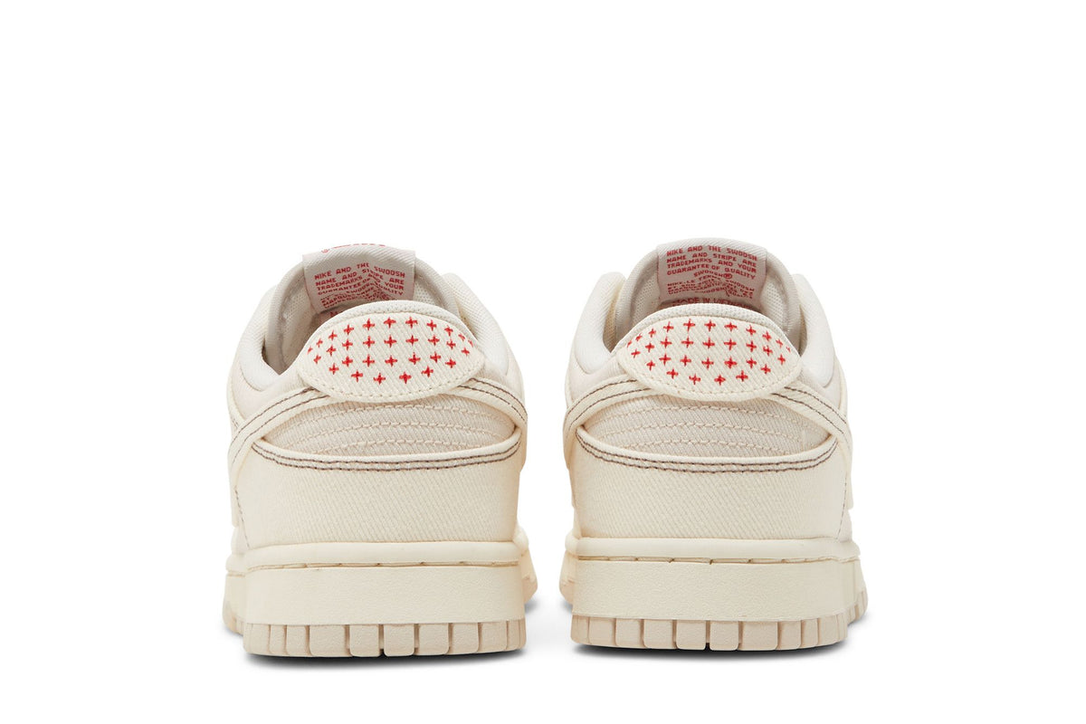 Nike Dunk Low Light Orewood Brown Sashiko sneaker afbeelding 6 - stylecode DV0834-100
