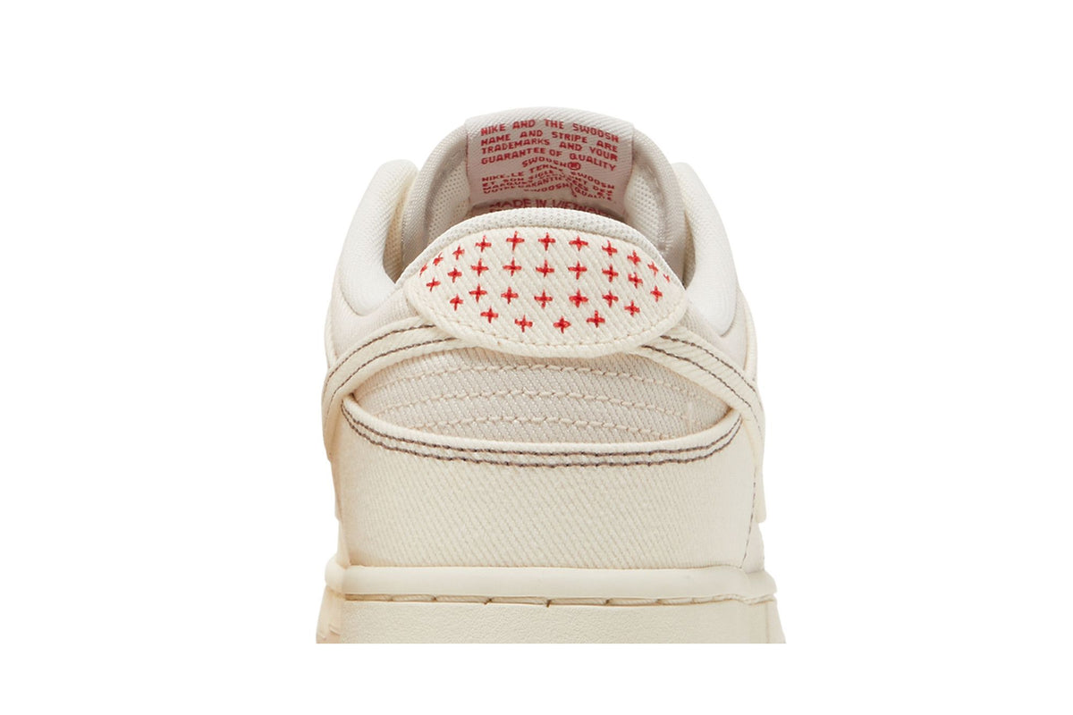 Nike Dunk Low Light Orewood Brown Sashiko sneaker afbeelding 7 - stylecode DV0834-100