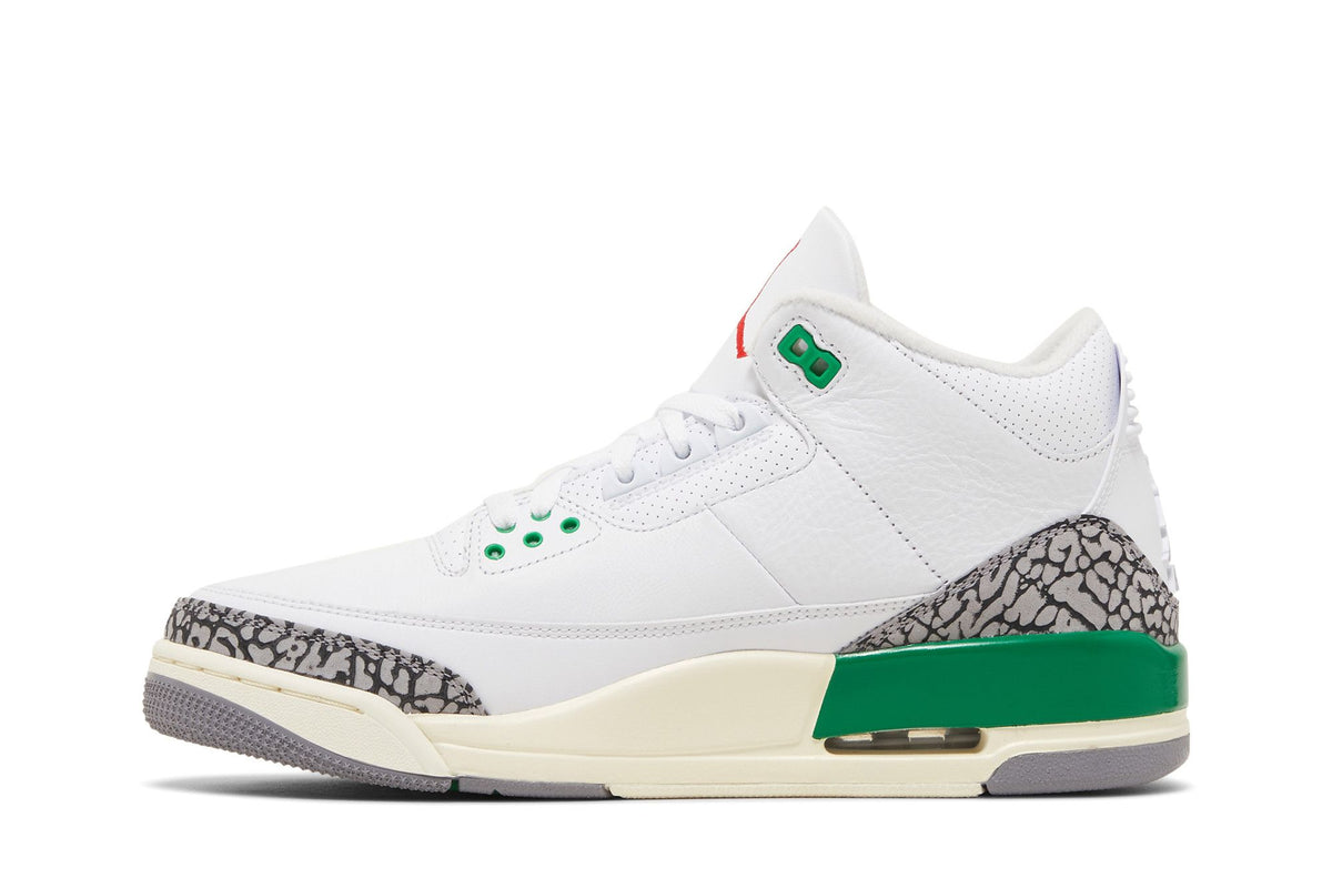 Jordan 3 Retro Lucky Green (Women's) sneaker afbeelding 3 - stylecode CK9246-136